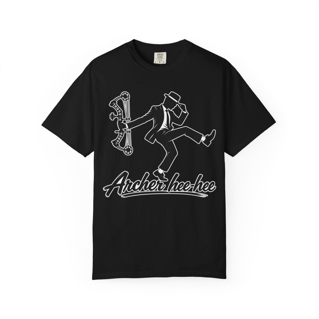 Archer Hee-Hee Graphic T-Shirt — Retro Archer Dance Design
