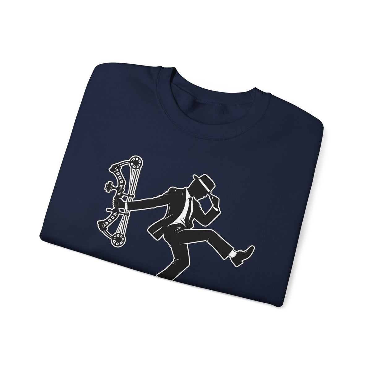 Crewneck Sweatshirt — 'Anchor hee hee' Vintage Sailor Dance Graphic