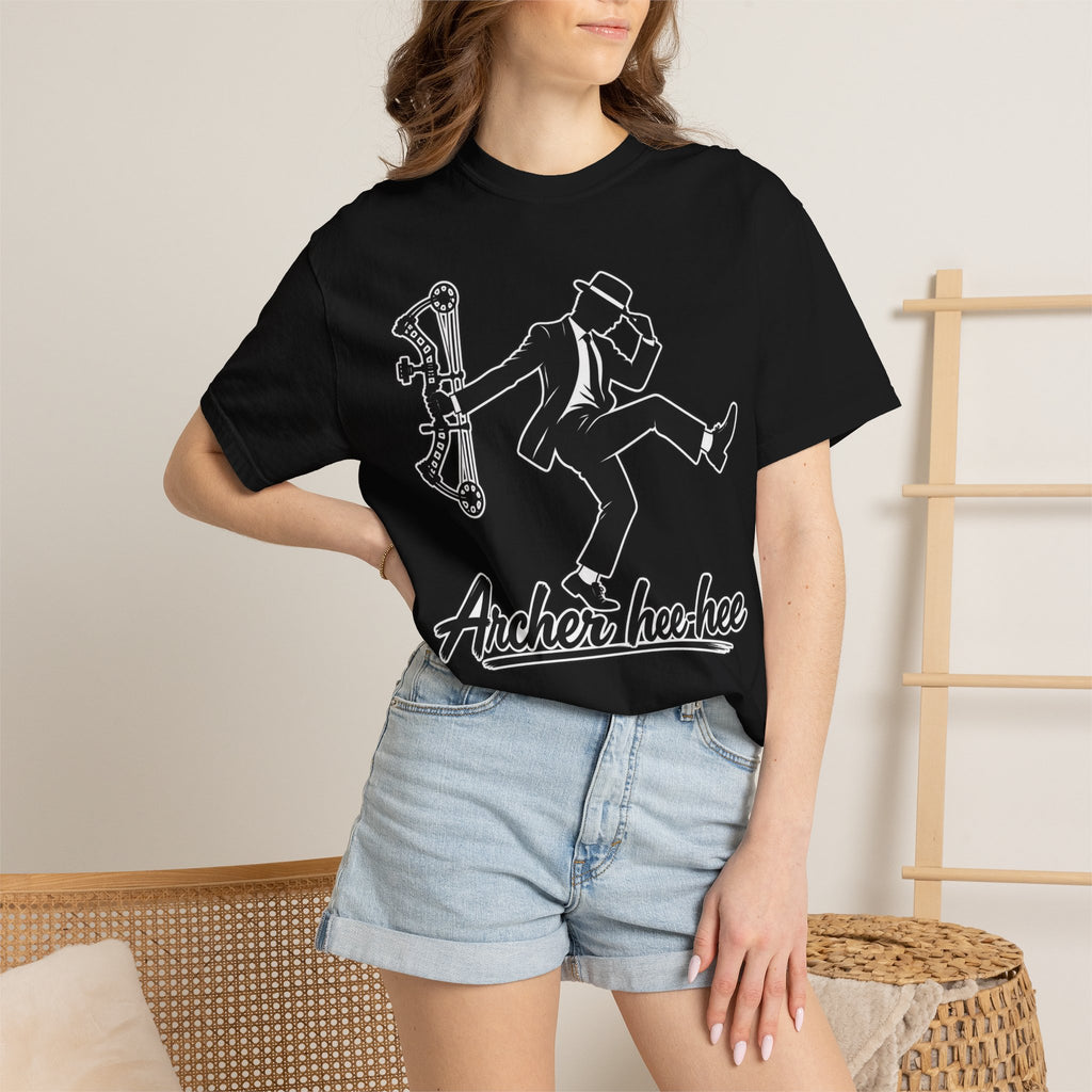 Archer Hee-Hee Graphic T-Shirt — Retro Archer Dance Design