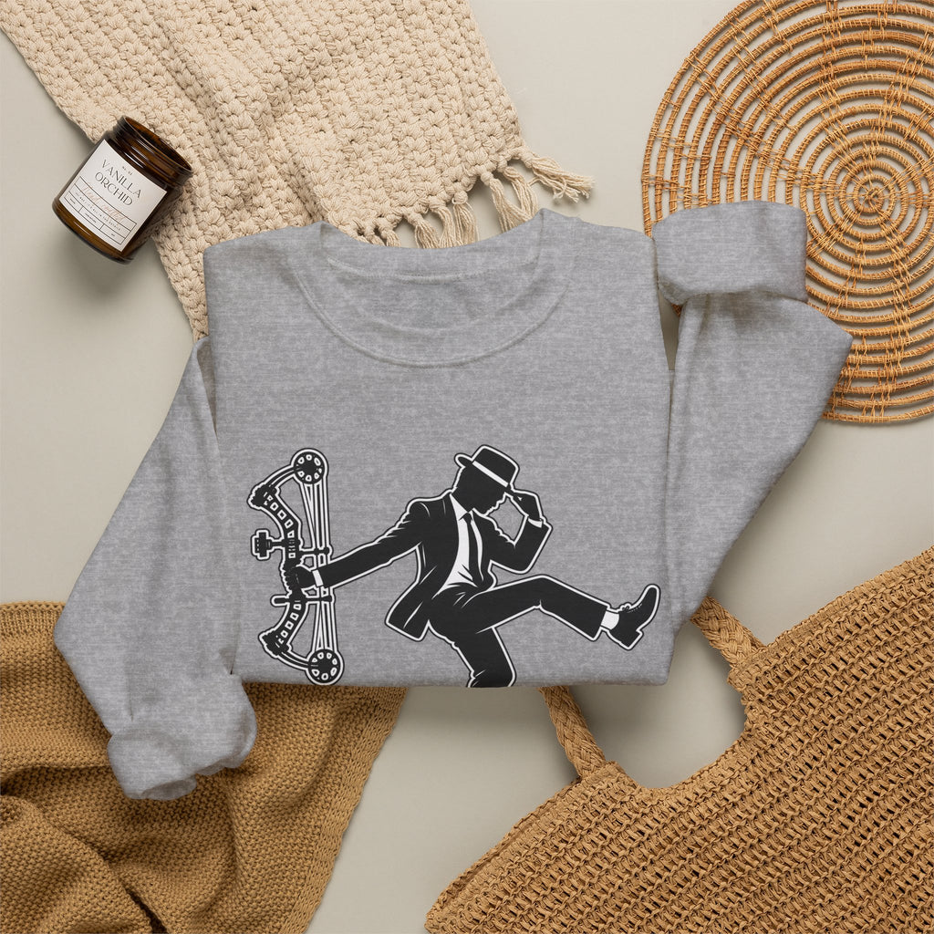 Crewneck Sweatshirt — 'Anchor hee hee' Vintage Sailor Dance Graphic