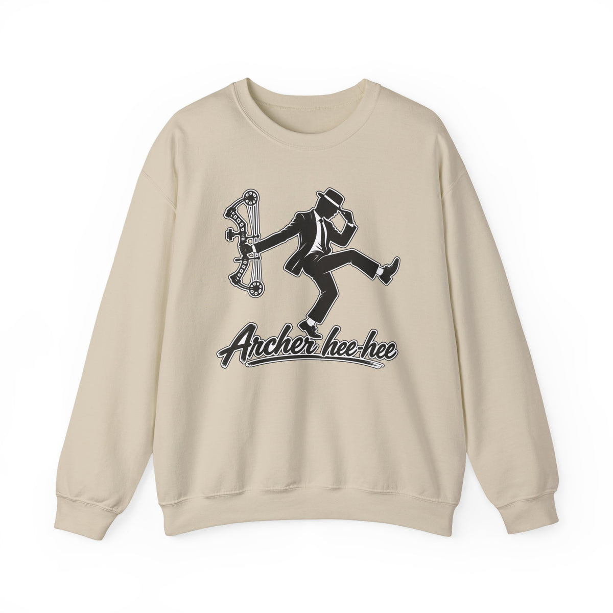 Crewneck Sweatshirt — 'Anchor hee hee' Vintage Sailor Dance Graphic