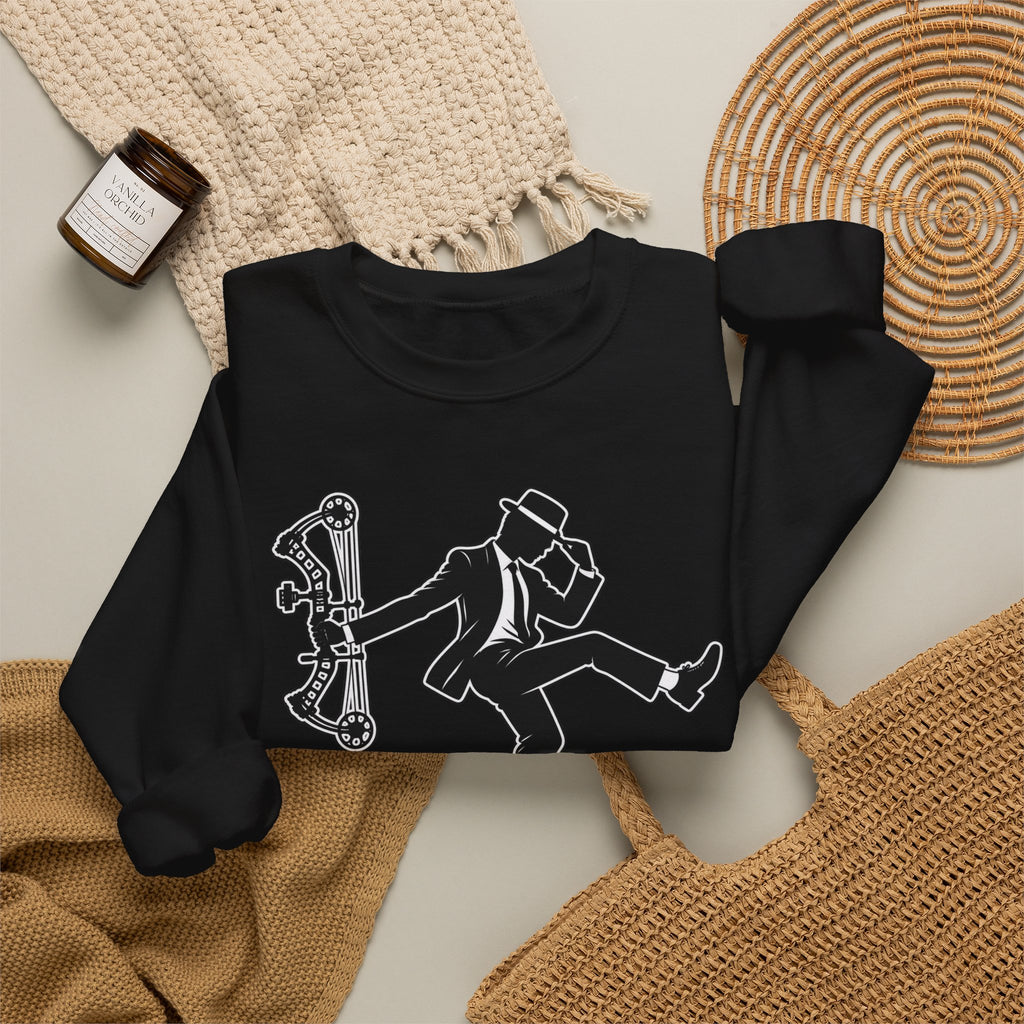 Crewneck Sweatshirt — 'Anchor hee hee' Vintage Sailor Dance Graphic
