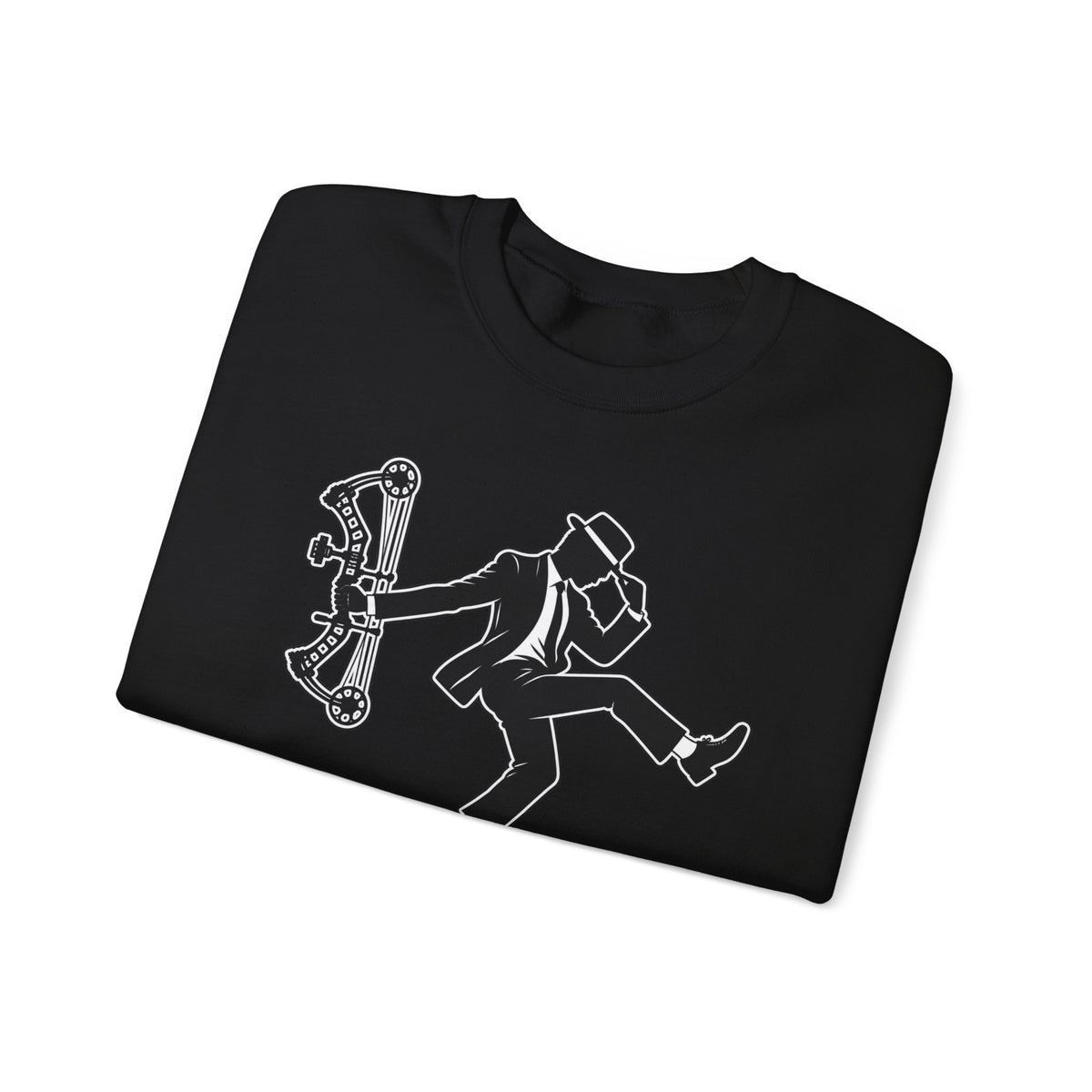 Crewneck Sweatshirt — 'Anchor hee hee' Vintage Sailor Dance Graphic