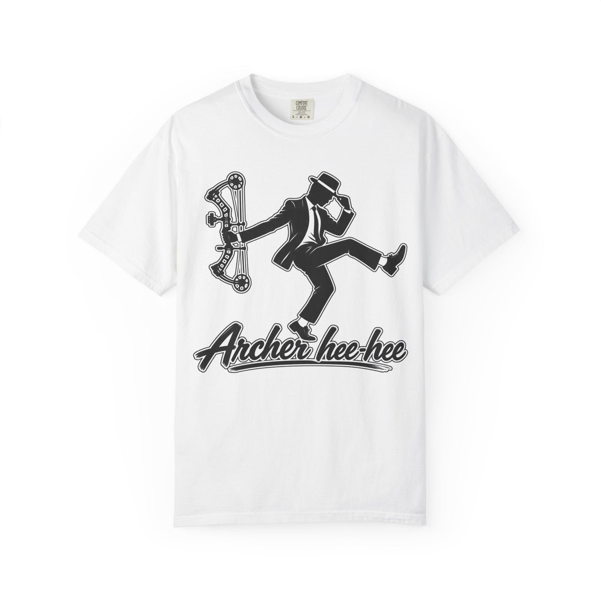 Archer Hee-Hee Graphic T-Shirt — Retro Archer Dance Design