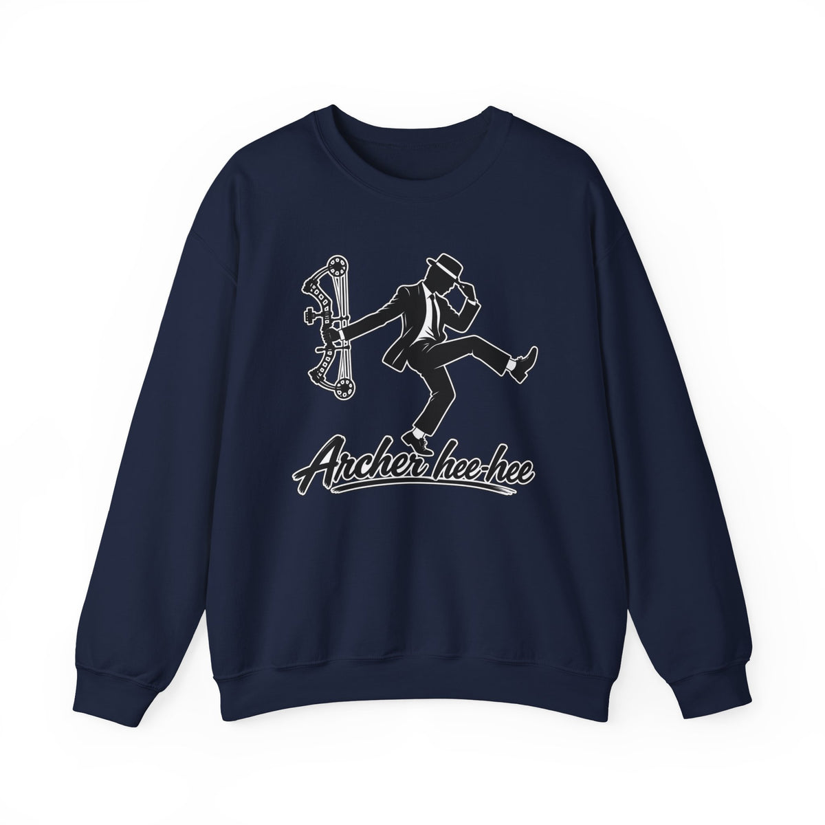 Crewneck Sweatshirt — 'Anchor hee hee' Vintage Sailor Dance Graphic